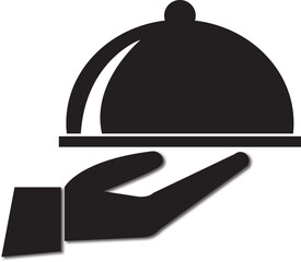 illustration of a restaurant cloche