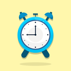 alarm vector icon glyph style for Web and Mobile