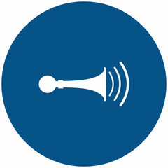 Mandatory sign Sound horn