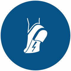 Mandatory sign Wear anti-static footwear