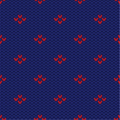 Knit texture seamless pattern background vector illustration