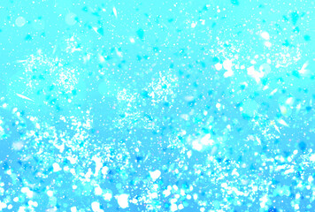 背景素材_キラキラ_青