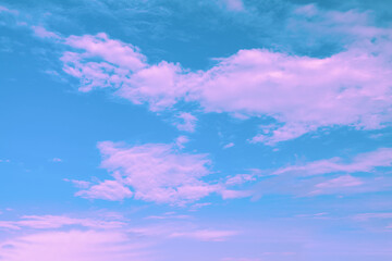 pink clouds, sky background