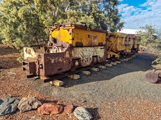 Obraz premium Old Machinery used in Australian Goldrush Mines