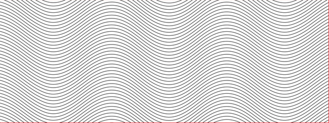 Abstract wavy gray stream element for design on a white background isolated. Wave with lines created using blend tool. - obrazy, fototapety, plakaty