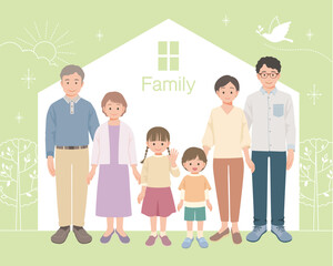 三世代家族　Family