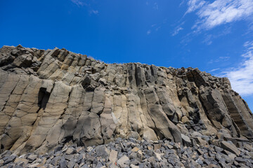 Chixi rock waterfall in Penghu of Taiwan