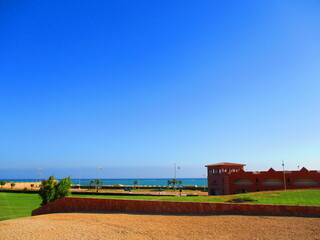 Fototapeta premium Porto South Beach in Ain Sokhna in Egypt