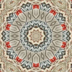 Obraz na płótnie Canvas Modern geometric floral design for textile, floor tiles, digital paper print. Persian carpet design with tribal texture. Traditional Turkish pattern for throw pillow, rug, carpet, and fabric printing