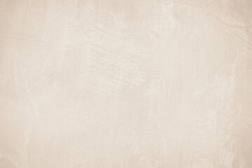 Old concrete wall texture background. Close up retro plain beige color cement material surface