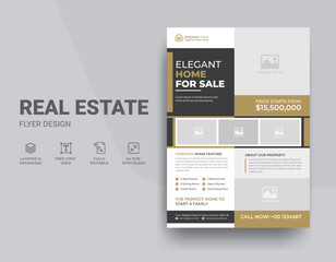 Real estate flyer Template