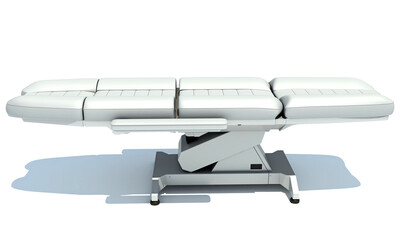 Medical Examination Chair 3D rendering on white background