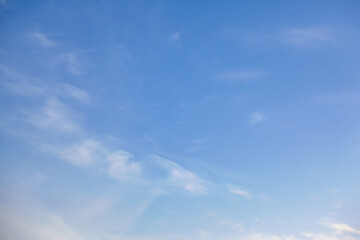 Blue sky and clouds background
