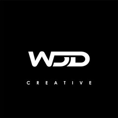 WDD Letter Initial Logo Design Template Vector Illustration