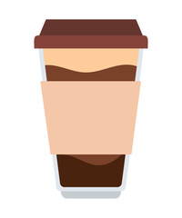 carton coffee glass