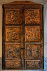 Interior of Cathedral San Francesco, Enna, Sicily