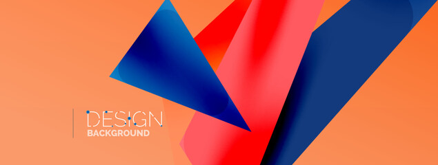 Background abstract overlapping shapes. Minimal composition vector illustration for wallpaper banner background or landing page