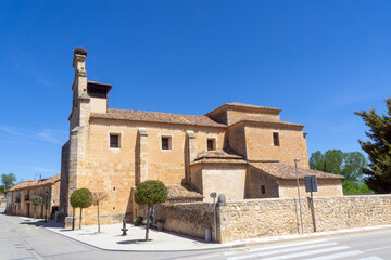 Fototapeta na wymiar Iglesia de Santa Cristina (siglos XVI-XVIII). El Burgo de Osma, Soria, España.