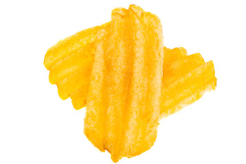 potato chips isolated