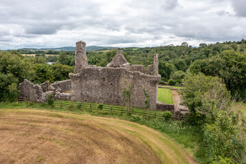 The beautiful Tully Castle by Enniskillen, County Fermanagh in Northern Ireland