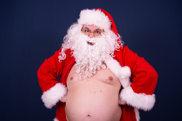 Funny Santa Claus and male problems.
