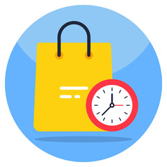 Perfect design icon of delivery time