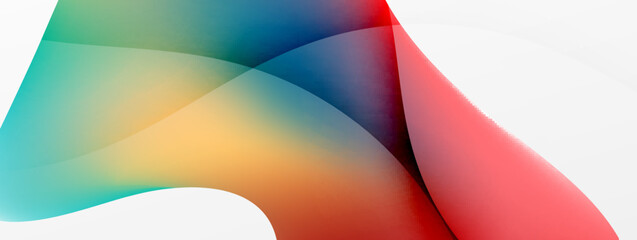 Abstract background. Fluid gradient color wave template for wallpaper, banner, background or landing