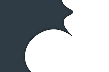 Dark blue abstract background of dynamic flowing waves