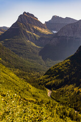 Scenic View of Glacier National Park
