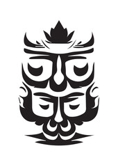 Buddhism Hindu Illustration Tattoo Black and White