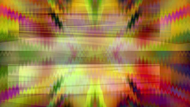 Abstract wavy glitch art motion graphic background.