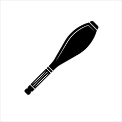 Juggling Clubs Icon, Club, Pin, Baton