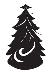 Fototapeta premium Christmas Tree Illustration