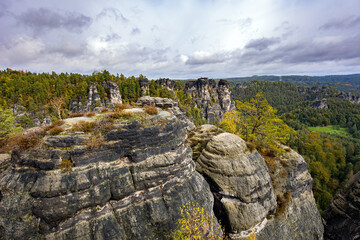Spectacular dizzying landscape