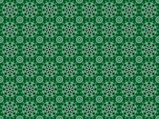 seamless green circles pattern wallpaper design