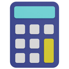 Calculator 3D Illustration