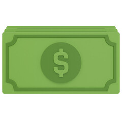Dollar Cash 3D Illustration