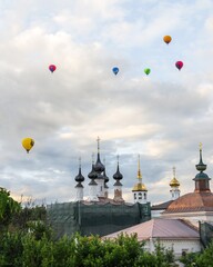 ballooning festival in Suzdal, Russia фестиваль воздухоплавания,...