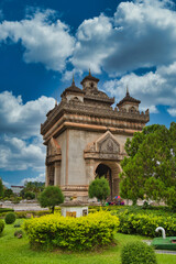 Fototapeta na wymiar Patuxai Vientiane
