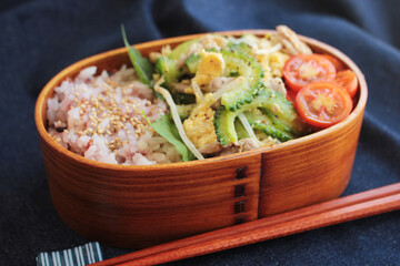 ゴーヤチャンプル弁当
