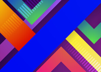 Colorful gradient shape abstract background. Abstract background with modern trendy fresh color for presentation design, flyer, social media cover, web banner, tech banner