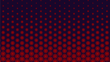 Stylish abstract star shape pattern background