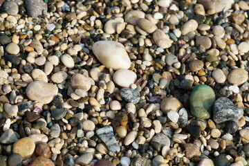 stones on the beach
