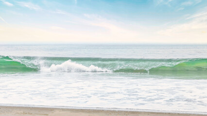 Fototapeta premium Pacific waves Malibu summer