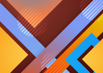 Colorful abstract background dynamic textured geometric element. Modern gradient light vector illustration.