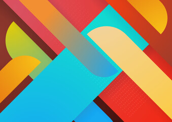 Colorful abstract background dynamic textured geometric element. Modern gradient light vector illustration.