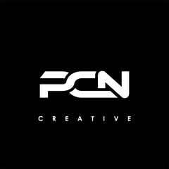 PCN Letter Initial Logo Design Template Vector Illustration - obrazy, fototapety, plakaty