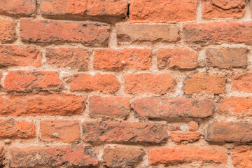 Brick wall background. Taken in Italy.