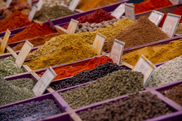 Spices in the market