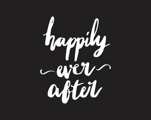 Happily Ever After Lettering